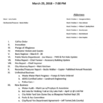 Mansfield City Council meeting agenda
