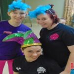 Waldron Nursing Center Nurse aids join in with a bit of “Madness” during the morning activity of “March Madness”
