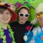Waldron Nursing Center Nurse aids join in with a bit of “Madness” during the morning activity of “March Madness”