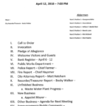 Mansfield City Council Meeting agenda