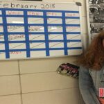 Lita Hecox keeps MMS caledar organized