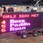Megan Rose at Alma after the 3200m run.