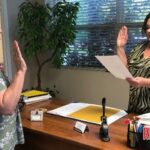 Carlton Taking Oath of Office