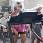 MHS Senior Megan Rose tests VO2 levels at Southeastern Oklahoma State University