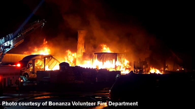 Recycling Center Fire Forces Road Closure