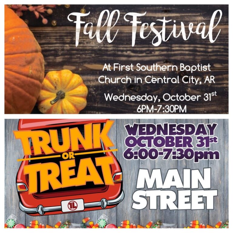 Fall Festival and Trunk or Treat