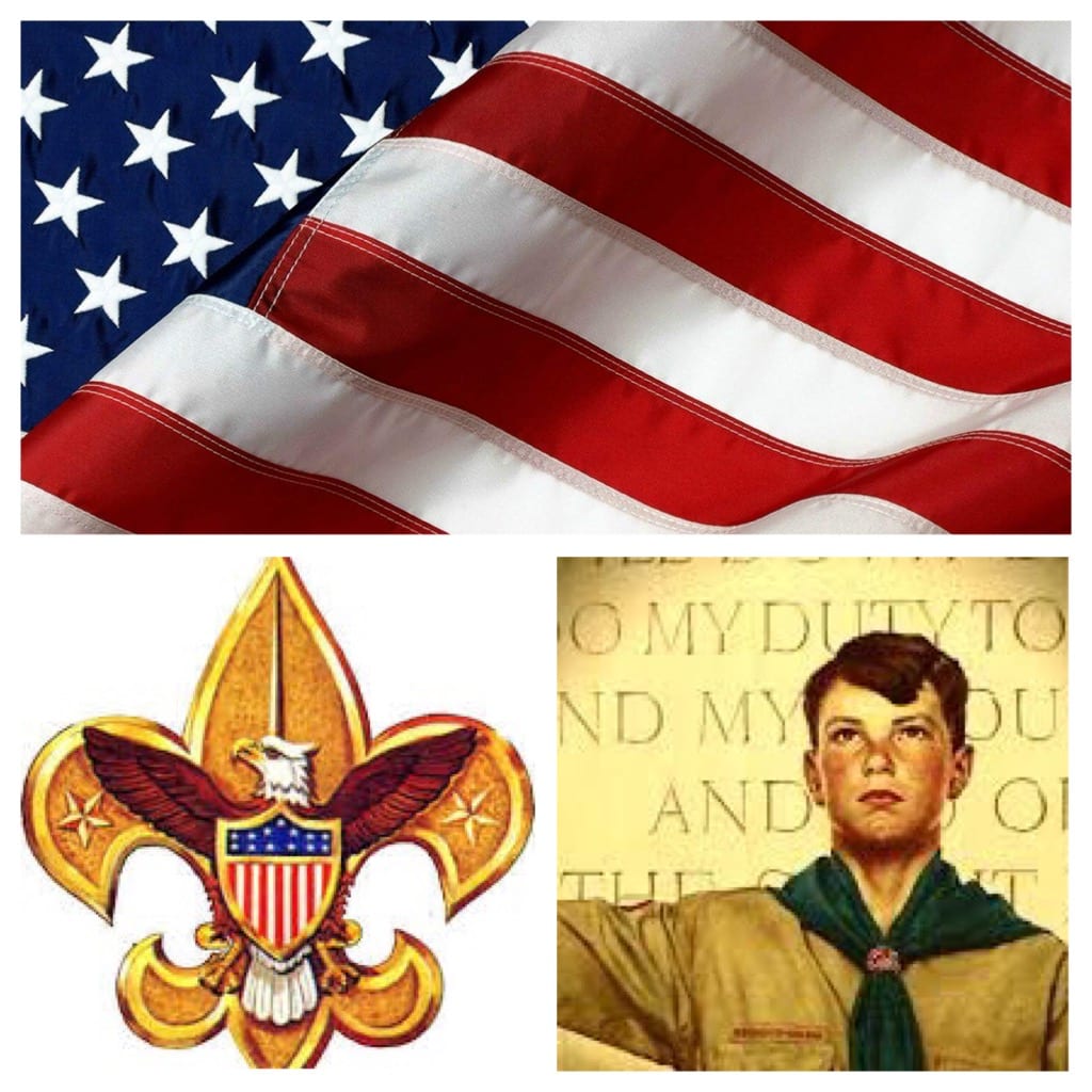Boy Scouts-Lavaca-Flag retirement