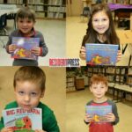 Walter and Hacket Students with Books