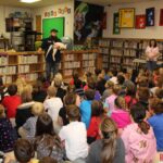 Walter at Hackett students learning