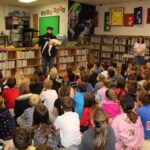 Walter at Hackett students learning