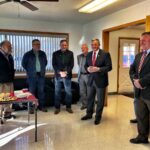 Congressman Bruce Westerman speaks at RVPCS ribbon cutting ceremony.