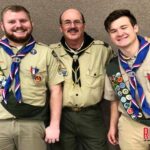 Troop 330 Eagle Scouts pinned and decorated during ceremoney