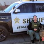Sebastian County and K-9 officer join search for drugs at Mansfield High School.