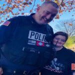 Hackett Police Chief Darrell Spells and Sebastian County Sheriff Deputy Mike Burcham deliver Thanksgiving meal boxes, kicking off Helping Hands campaign!