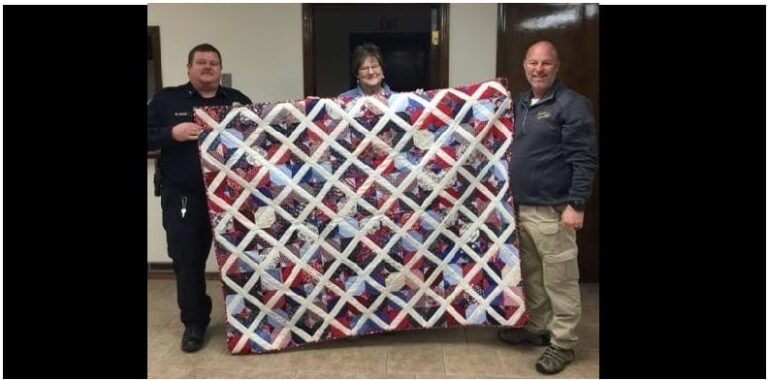 Veteran’s Quilt Presented to City Hall