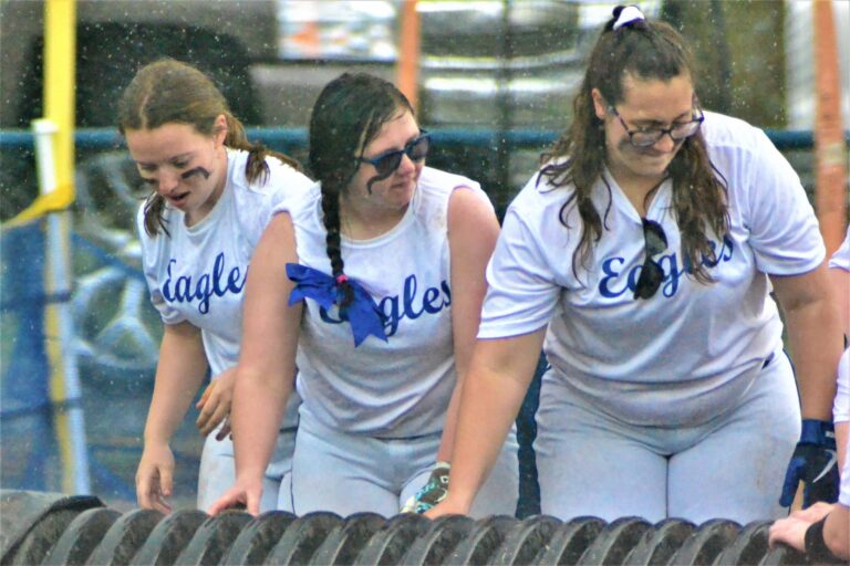 Paris Lady Eagles Softball Game with Perryville Rained Out