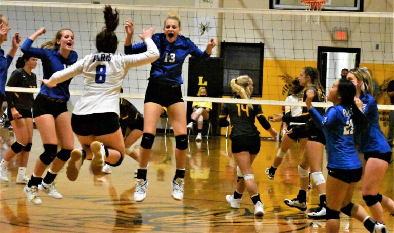 Paris Wins at Hackett 3-2 in Dramatic Battle of 3A West Volleyball Powers