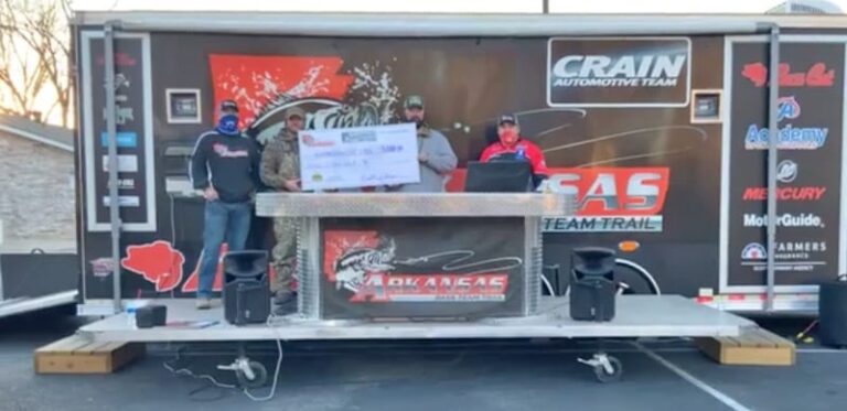 Rhoden and Clark win Arkansas Bass Team Trail Opener on Lake Ouachita