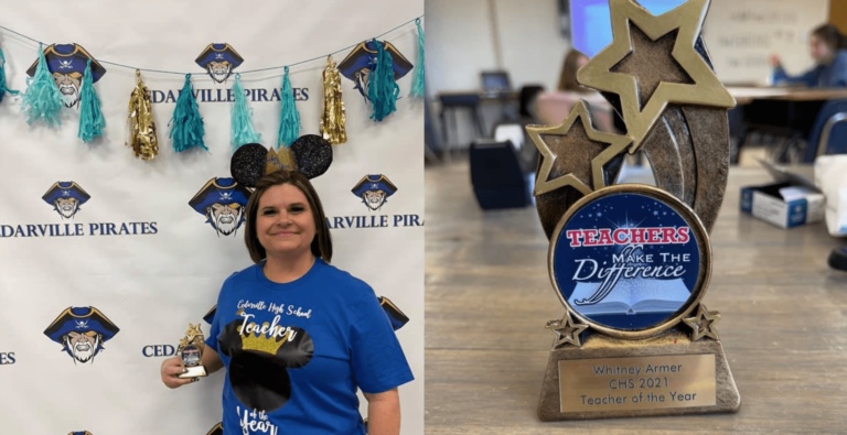 Whitney Armer Named Cedarville High School Teacher of the Year