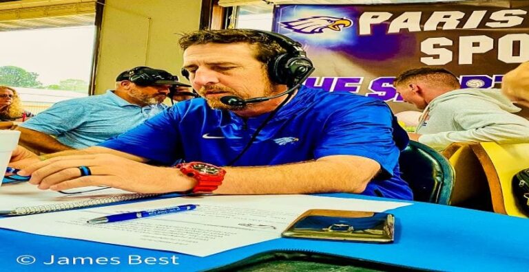 Paris Community Meets New Eagles Football Coach Jeff Weaver at Special Internet Broadcast Show