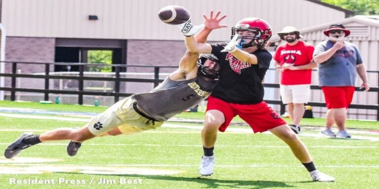 Charleston Hosts Preseason Football Camp Last Week at Alumni Field