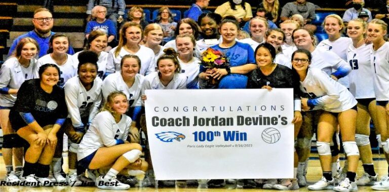 After Milestone Win, Paris Volleyball Program Faces Big Week Ahead