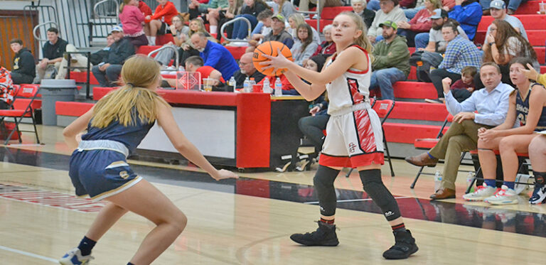 SR Lady Tigers Haloed By Saints