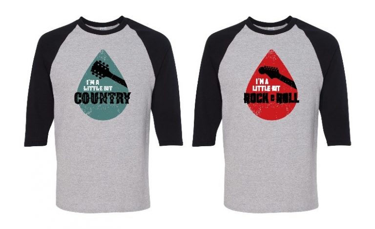 Are You “A Little Bit Country” Or “A Little Bit Rock & Roll”? Donate Blood And Choose Your Style With Free-T-Shirt And More!