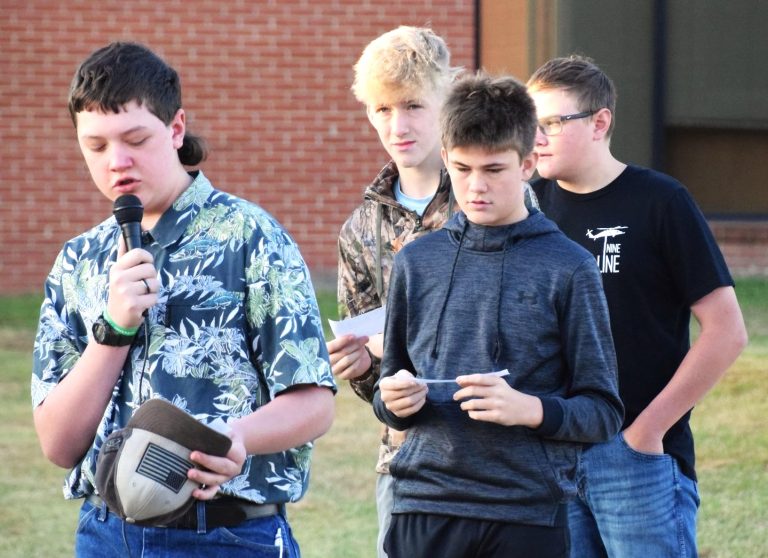 County Line School District Students Hold “See You at the Pole” Gathering