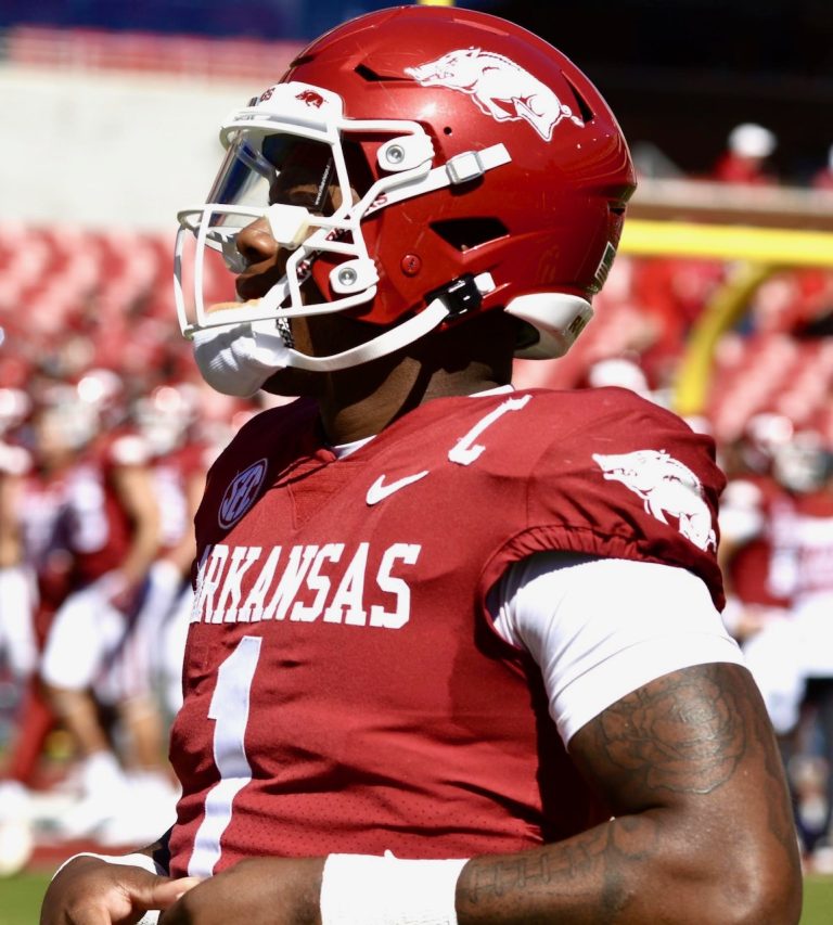 Hogs Return to Auburn and Site of Controversial Incomplete Pass Call in 2020