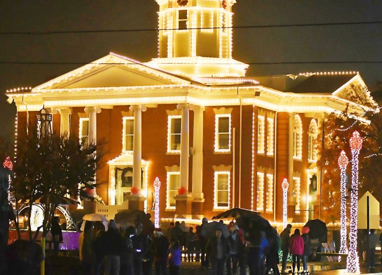 Rain Subsides Just in Time for the Paris Christmas Parade