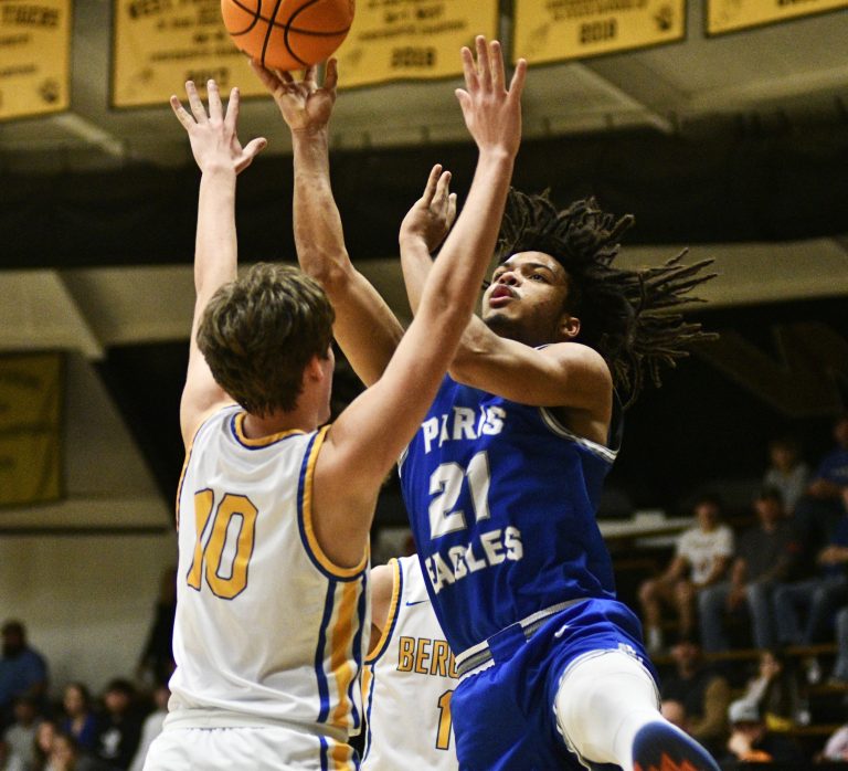 Courageous Paris Effort Falls Just Short; Eagles Lose to Region Top Seed Bergman, 50-45