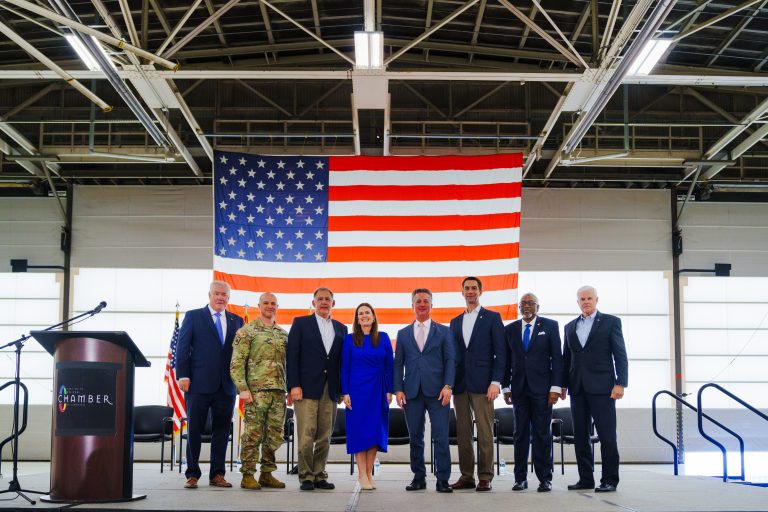 U.S.  Senators,  Governor and Congressman Attend Celebration at Ebbing Air Force Base