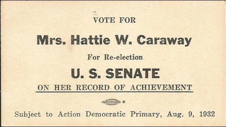 Timepiece: Hattie Caraway- an Arkansas First