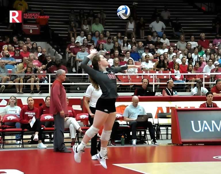 Fort Smith’s Hannah Hogue and the Volleyball Razorbacks Take on Top-Seeded Nebraska Today in Elite Eight