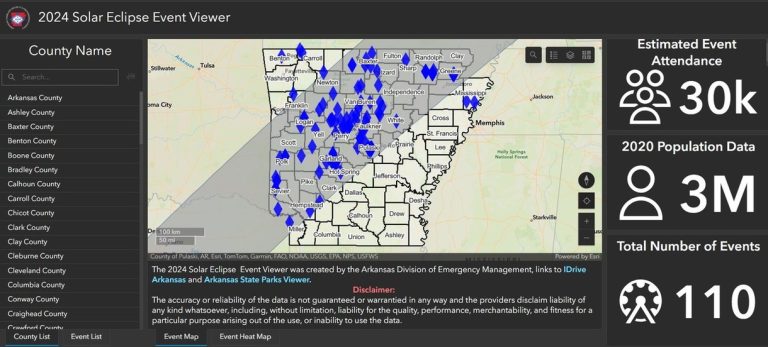 Arkansas Division of Emergency Management Unveils New Citizen Portal for 2024 Great American Eclipse