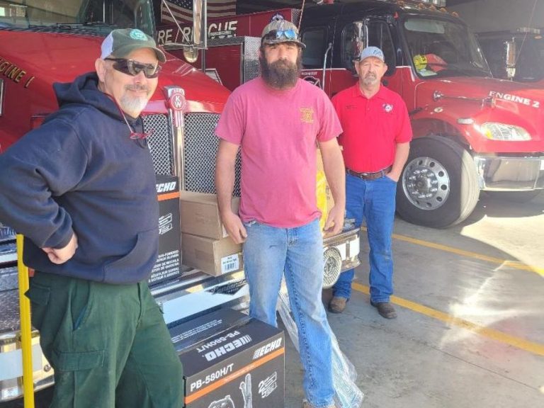 Forestry Division Awarding 87 Wildland Fire Suppression Kits to Rural Fire Departments