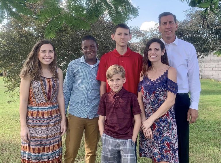 Family Fighting for Adopted Son