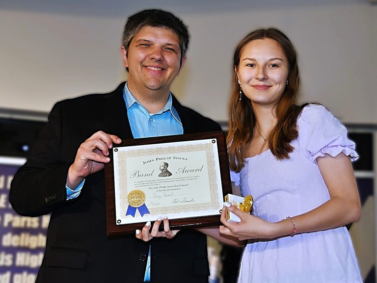 Paris Band Program Holds Annual Spring Concert and Awards Banquet