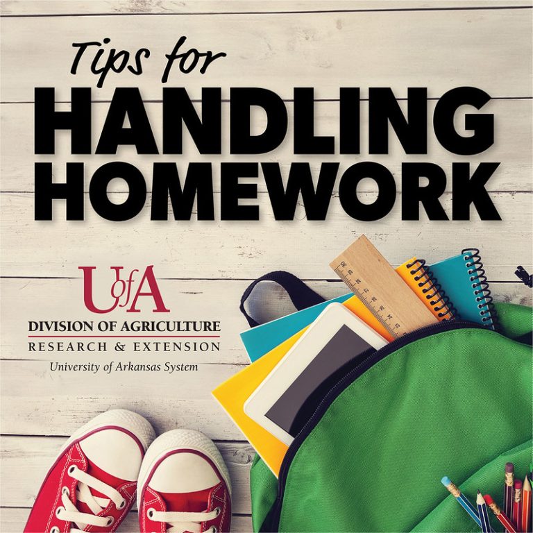 BACK TO SCHOOL: Tips for handling homework