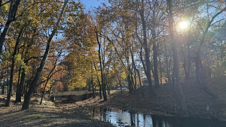Warm, dry fall helping fall foliage hang on — but not for long