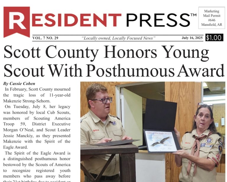 Resident Press (Scott & So. Sebastian County edition) 7/16/25 Vol. 7 No. 29
