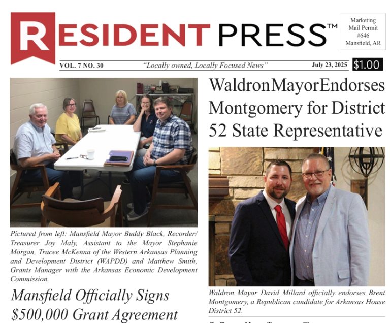Resident Press (Scott & So. Sebastian County edition) 7/23/25 Vol. 7 No. 30