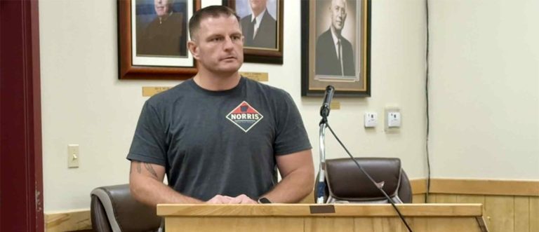 Norris Shares Vision for Secretary of State Role at Scott County GOP Meeting