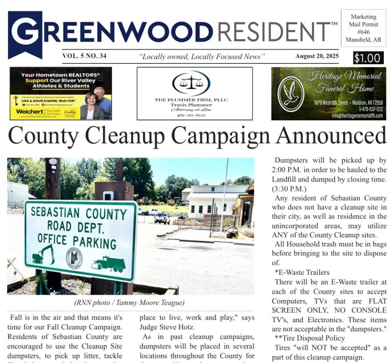 Greenwood Resident 8/20/25 Vol. 5 No. 34