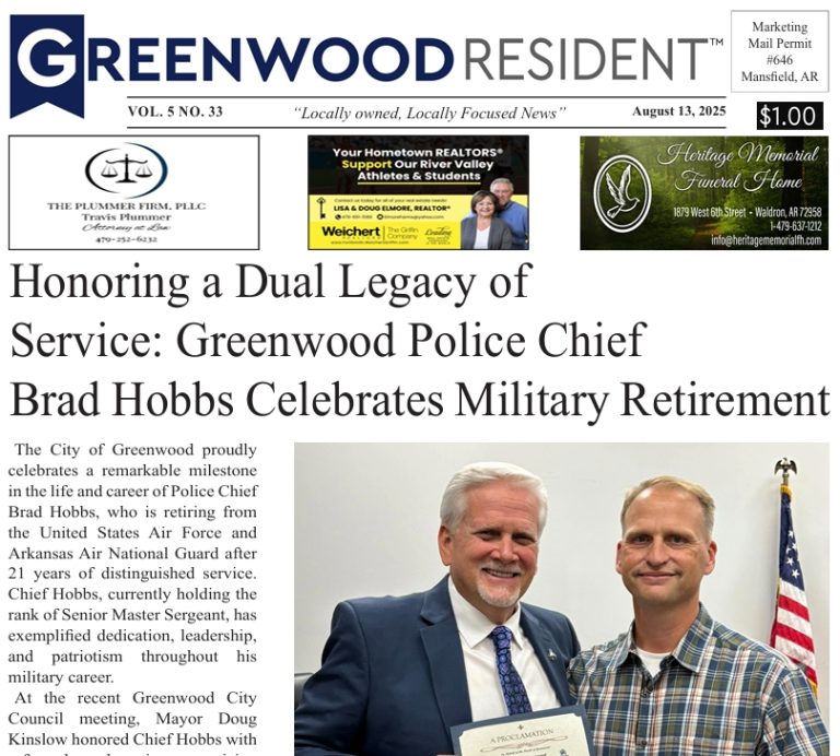 Greenwood Resident 8/13/25 Vol. 5 No. 33