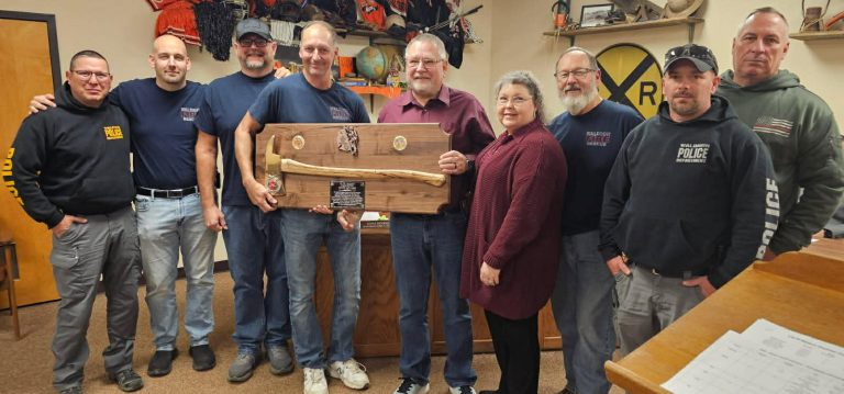Honoring a Legacy of Service: David Millard Recognized for 25 Years with the Waldron Fire Department