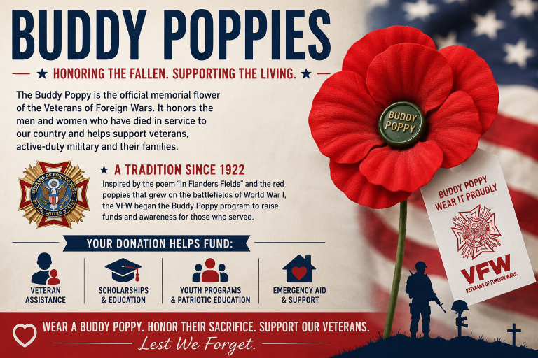 Buddy Poppies Continue Tradition of Honoring America’s Fallen Veterans