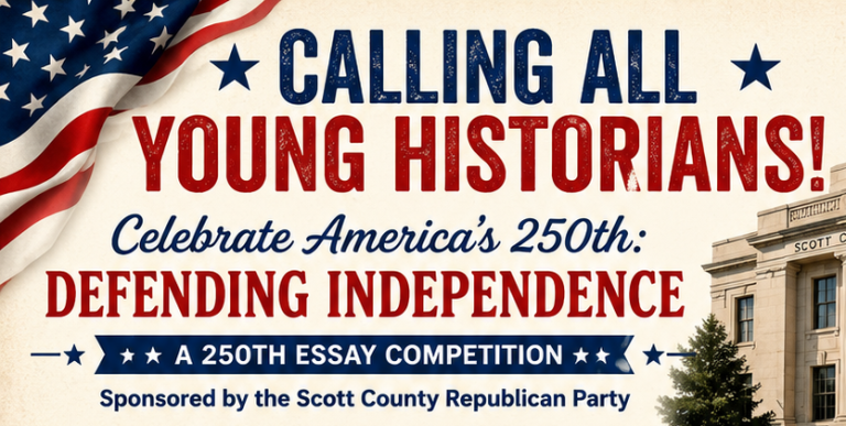 Scott County GOP Launches Essay Contest Celebrating America’s 250th Anniversary