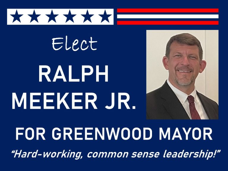 Ralph Meeker Jr. Announces Candidacy for Greenwood Mayor